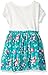 Nannette Girls' Two Pack Twin Printed Knit Dress with Bow