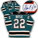 DAN BOYLE San Jose Sharks SIGNED RBK Premier JERSEY - Autographed NHL Jerseys