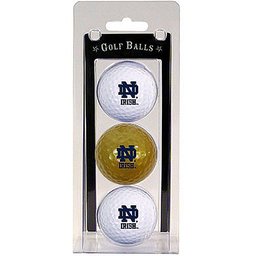 Notre Dame Fighting Irish Pack Of 3 Golf Balls From Team Golf