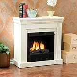 IMAGE OF SEI Walden Gel Fuel Fireplace, Ivory