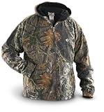 New Mossy Oak® Break - Up® Hooded Canvas Bomber Jacket