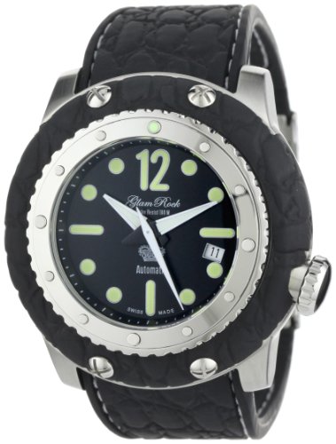 Glam Rock Damen-Armbanduhr XL AnalogAutomatik Silikon GR20200