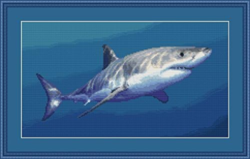 Ocean of the Great Counted Cross Stitch Kit By Orcraphics