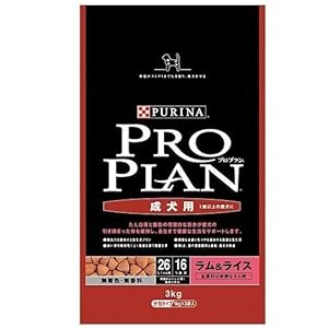 【クリックで詳細表示】プロプラン 成犬用 ラム＆ライス 3Kg