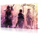 MIRROR LEGENDS Large 77x46 Stunning Gallery Framed Canvas Art Print Ready To Hang NEW Animation Anime