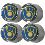 MLB Milwaukee Brewers Valve Stem Covers