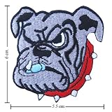 Georgia Bulldogs Logo Embroidered Iron on Patches Free Shipping From Thailand