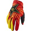 Fox Racing Dirtpaw Rockstar Men's MX Motorcycle Gloves - Red/Yellow