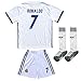 2016/2017 REAL MADRID #7 RONALDO KIDS HOME SOCCER JERSEY & SHORTS YOUTH SIZES
