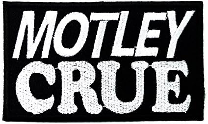 Motley Crue Logo Punk Rock Heavy Metal Punk Music Patch Sew Iron on Embroidered Badge Sign Costume Gift By Juputer