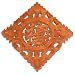 EXP Hand-carved 10.5" Camphor Wood "Chinese Blessing" Wall Hanging