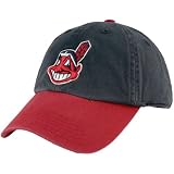 Twins Enterprise Cleveland Indians Navy Blue Franchise Fitted Hat