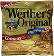 Werther's Original Hard Candy, Caramel Sugar Free, 2.75-Ounce Bags (Pack of 12)