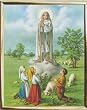 Our Lady of Fatima Framed Art, 8" x 10" - MADE IN ITALY