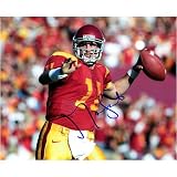 Matt Leinart USC Trojans - Preparing to Pass - Autographed 8x10 Autographed Photograph