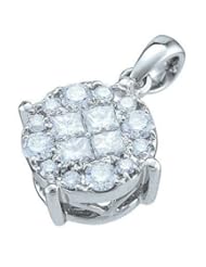 2.00CTW DIAMONDV SOLIEL PENDANT