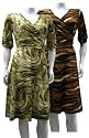 Elizabeth Women's V-neck Surplice Dress