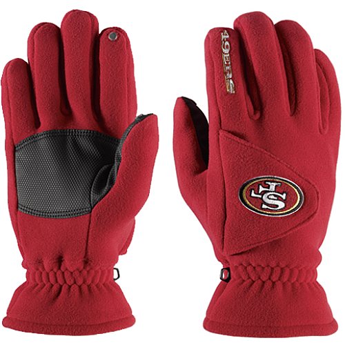 180s San Francisco 49ers Winter Gloves Extra Small
