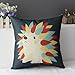 Decorbox Cotton Linen Square Decorative Cushion Cover Sofa Throw Pillowcase 18