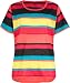 FULL TILT Multi Stripe Hi Low Girls Tee