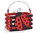 Adorable Ladybug With Hearts Wood Crate For Home Decor, Party Favor Or Decoration