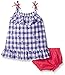 Hatley Baby Girls' Lady Bug Garden-Gingham Picnic Dress