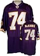 Minnesota Vikings Mens NFL Football Jersey Bryant McKinnie Purple