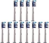Arkebion Pack of 12 Replacement Brushes Compatible Generic with Oral B Braun TriZone / Oral-B Professional Care / Triumph 5000 / Triumph 5500 / Vitality, etc.