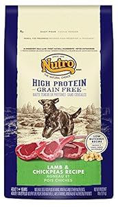 The Nutro Company High Protein Grain Free Lamb and Chickpeas Recipe, 4-Pound
