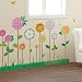 Garden Flowers - Large Wall Decals Stickers Appliques Home Decor