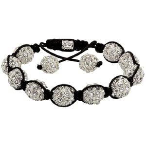 Royal Diamond Clear Crystal Shamballa Swarovski Crystal Stone Balls Shamballa Bracelet (9 COLORS TO CHOOSE FROM)