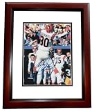 Cris Collinsworth Autographed/Hand Signed Cincinnati Bengals 8x10 Photo MAHOGANY CUSTOM FRAME