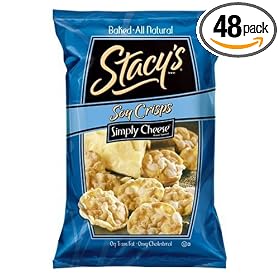 Stacy's Simply Cheese Soy Thin Crisps, 1-Ounce Bag (Pack of 48)