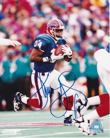 Thurman Thomas Autographed Buffalo Bills 8x10 Photo