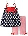 Mud Pie Baby Girls' Crab Tunic and Striped Legging Set