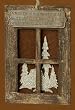 Pack of 8 Nature's Noel Country Rustic Window Christmas Ornaments