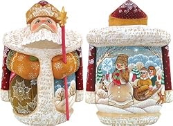Snowman Sled - Russian Handcarving