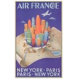 Air France Framed Art Print - 15.8 x 26.2