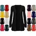New Ladies Long Sleeve Boyfriend Cardigan Womens Top 8-22