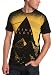 Impact Men's Pink Floyd Pyramid Subway Short Sleeve Jersey T-Shirt