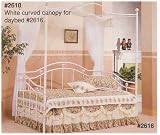 BEAUTIFUL WHITE CURVED CANOPY FOR DAYBED