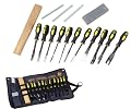 SE 16 Pc Professional Wood Carving Chisels with Cloth Pouch