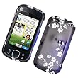 Motorola CLIQ XT (T-Mobile) Snap-On Protector Hard Case Image Cover "Midnight Flowers" Design