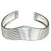 Silver Cuff Bracelets Romantic Gifts for Her 2.25 inches(brclt242)