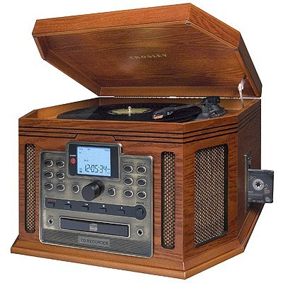 Crosley Songwriter CD Burner CR248 - Audio system - radio / CD recorder / cassette / turntable