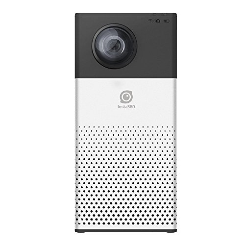 Insta360 360 degree Sony 8MP CMOS Video Image Dual Lens 360 VR Camera, Silver/Black (Insta360 4K)