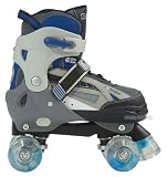 Toys : Typhoon Adjustable Roller Skates - Blue Size Large (UK4 to UK7)