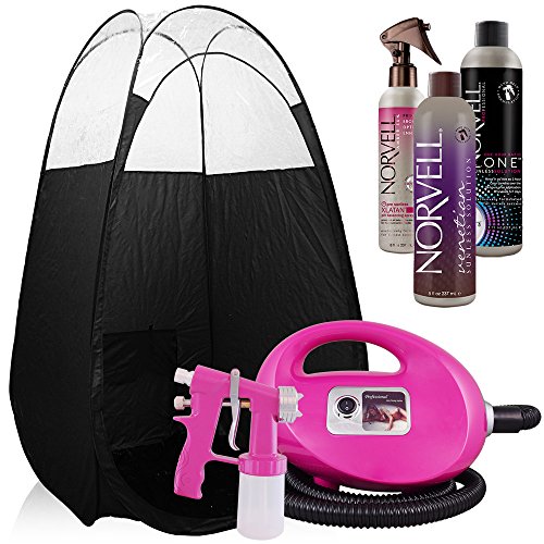 Pink Fascination FX Spray Tanning Kit with Norvell Tan Solution and