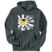 Hoodie Mens Dark Silver 