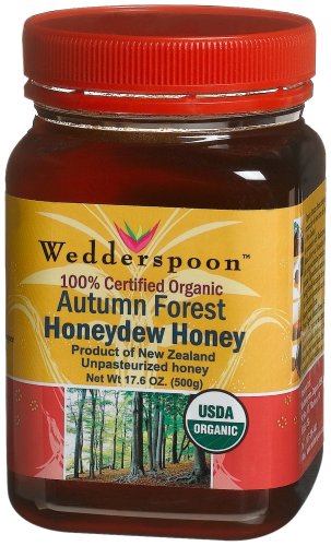 Wedderspoon Organic Autumn Forest Honeydew Honey, 17.6-Ounce Jars (Pack of 2) by Honey